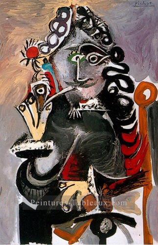 Mousquetaire à la pipe 1968 cubisme Pablo Picasso Peintures à l'huile